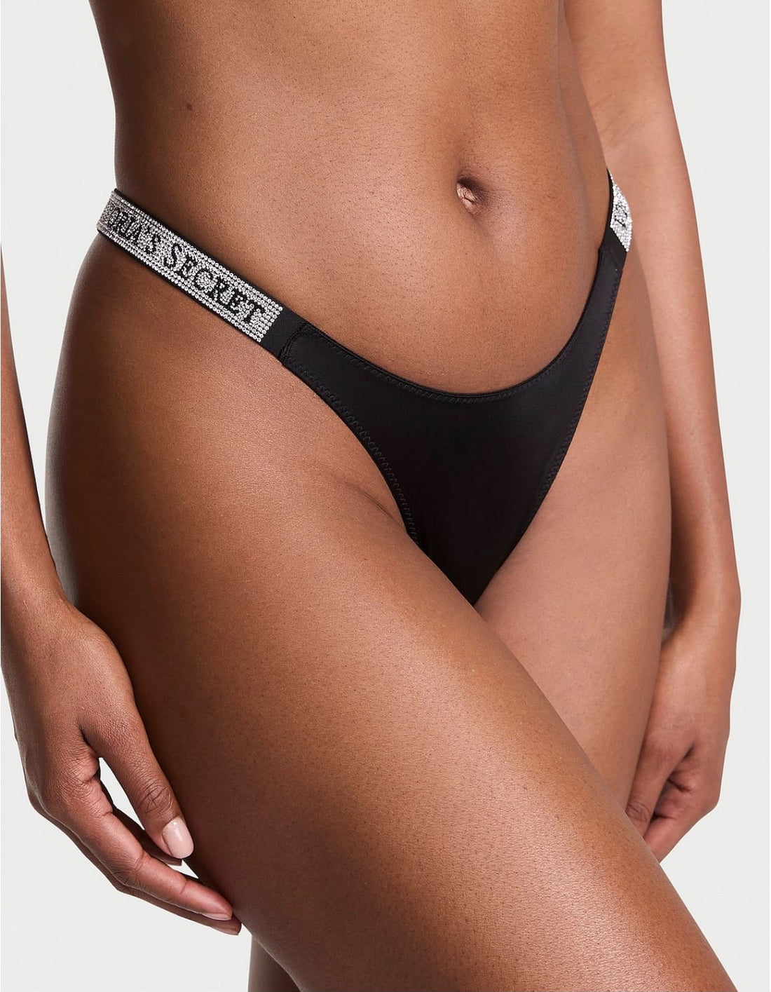 Calcinha Shine Bow Thong Victoria's Secret
